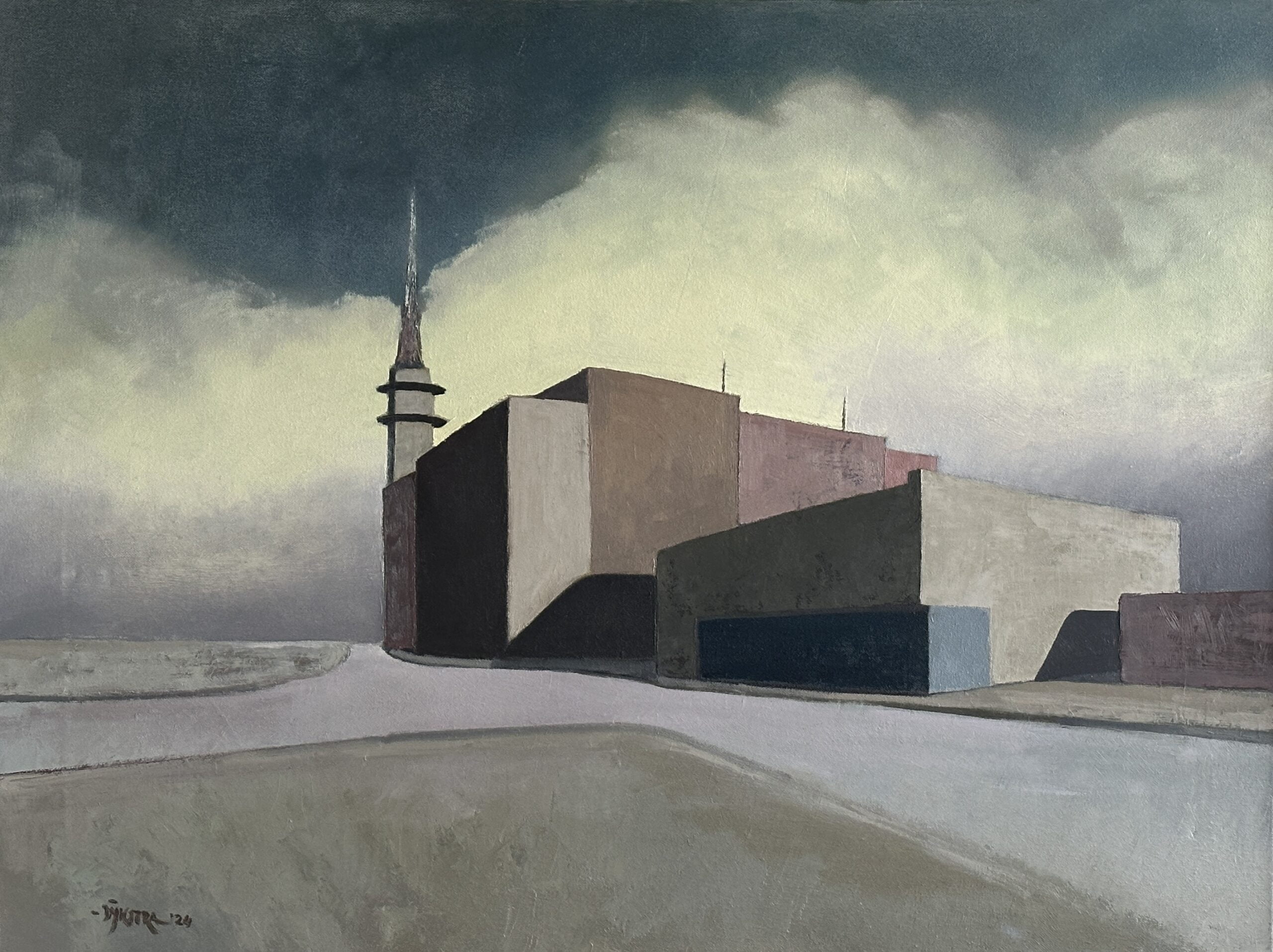 2024, Koelmalaan, Alkmaar III, olieverf op linnen, 60 x 80 cm