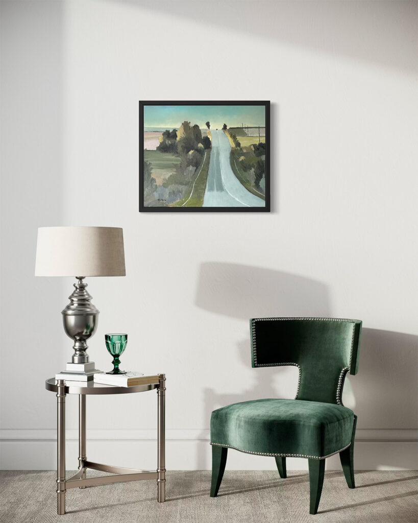 Weg bij Vilsberg interieur